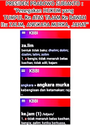 Kata Mutiara dari Presiden Prabowo Subianto